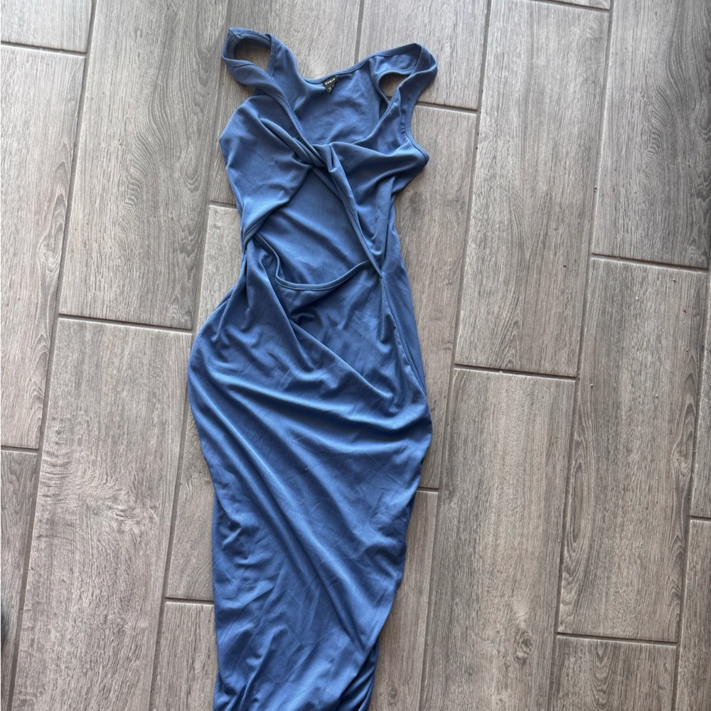 Women’s open front summer midi dress